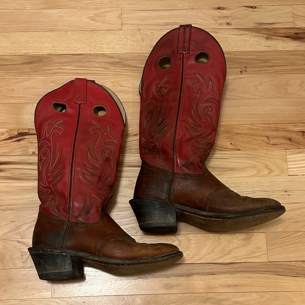 Real Leather Cowboy boots
